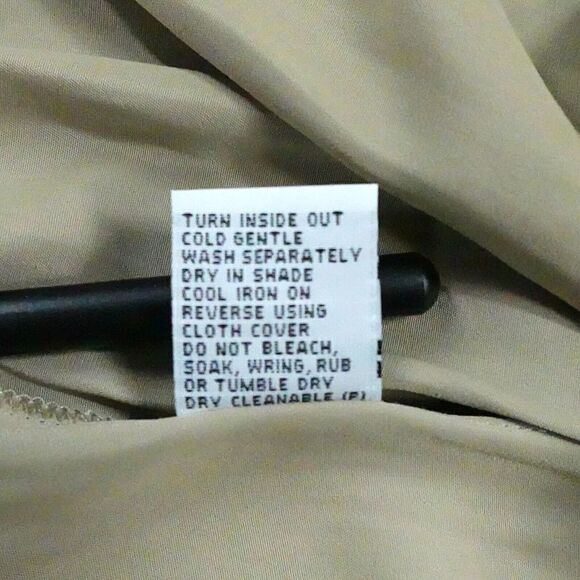 MELA PURDIE Technical Polyester Shirt Women XXS Khaki Button-Up Pocket Australia - Picture 14 of 15